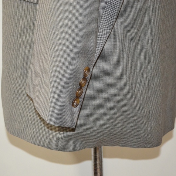 Ralph Lauren 44L Sport Coat Blazer Suit Jacket Gra - Picture 4 of 8